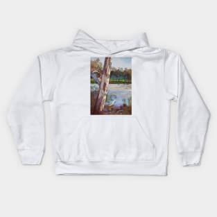 Portrait of a River Gum Kids Hoodie